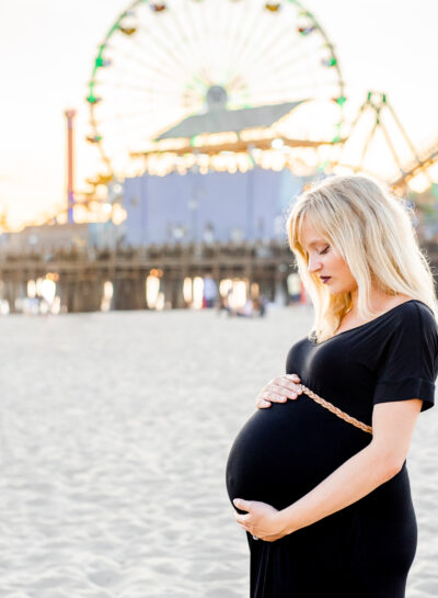 Mackenzie & Cole | Maternity | Santa Monica Pier